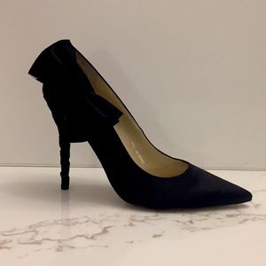 Enzo Angiolini Satin Wrap Heel Pump 10 M